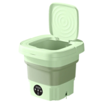 Foldable Mini Washing Machine - 3 Modes Portable Washer with Drain Basket for Underwear, Socks & Baby Clothes - Image 10