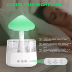 Cloud Rain Humidifier for Bedroom with Soothing Rain Sounds, Water Drip Mushroom Humidifiers 7 Colors Mood Raindrop Diffuser - Image 6