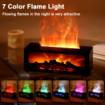 Air Humidifier Essential Oils Humidifiers Home Aroma Humidifier Flame Automatic Fragrance Diffuser with LED Light Remote Control - Image 4