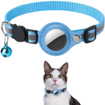 Cat Airtag Holder Collar Breakaway Reflective Strips Adjustable Kitten Collar Waterproof Cat Bell Collar Pet Air Tag Case - Image 13