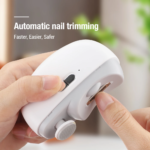 Electric Auto Nail Clippers Manicure Anti-Splash Nail Trimmer for Baby Finger Toe Scissors Pedicure Thick Nails Cutter Tools - Image 4