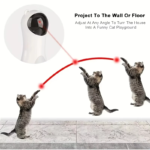Automatic Cat Laser Toy Teaser LED Interactive Kitten Training Entertaining Adjustable Multi Angle USB Rechargeable - Image 7