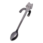 Stainless Steel Coffee Spoon Lovely Cute Cat Shape Teaspoon Dessert Snack Scoop Ice Cream Mini Spoons Tableware Kitchen Tools - Image 8