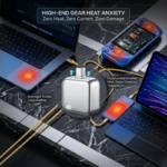140W Physical Disconnect Battery Guard with Auto & Self Eject Charger, Smart Auto-Stop Charging Accessory for Mobile Devices, Anti-Overcharge Protection for Safe Overnight Charging, Universal Compatibility for Phones, Laptops, and Tablets, Ideal Mother's Day Gift - Image 7