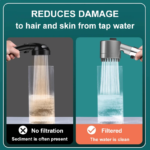 3 Modes Shower Head High Pressure Showerhead Portable Filter Rainfall Faucet Tap Bathroom Bath Home Innovative Accessories - Image 6