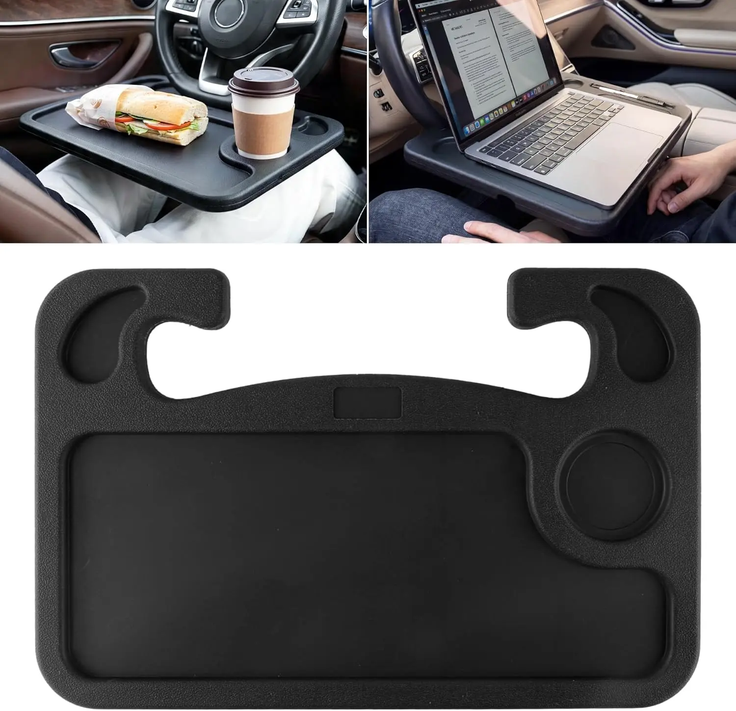 723cbe5f62a57e9848cceb0f3771433d-1.png JUSTTOP Car Steering Wheel Desk for Laptop Multipurpose Travel Car Accessories Car Seat Stand Trays for Eating Steering Wheel Overhead Table Console - Image 1