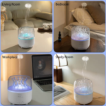 Air Humidifier for Bedroom 280ML Rotating Sea Grass Ultrasonic Aromatherapy Diffusers Mist Maker Fragrance Essential Oil Aroma - Image 7