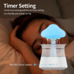 Relax Cloud Rain Diffuser Humidifier Raindrop Aromatherapy Machine Ultrasonic Atomization Humidification Colorful Lamp - Image 2