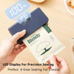 Plastic Bags Sealer Mini Sealing Machine Portable Handheld Mini Heat Bag Sealer USB Rechargeable Food Packaging Sealing Machine - Image 5