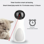 Automatic Cat Laser Toy Teaser LED Interactive Kitten Training Entertaining Adjustable Multi Angle USB Rechargeable - Image 2