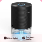 0.75L Capacity Dehumidifier, 1 Count DC9V 23W Mini Dehumidifier, Ultra-Quiet Energy Saving Mini Dehumidifier for Bedroom Bathroom Closet Desktop Office RV, Dehumidifier for Home - Image 4