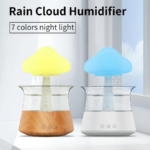 Relax Cloud Rain Diffuser Humidifier Raindrop Aromatherapy Machine Ultrasonic Atomization Humidification Colorful Lamp - Image 6