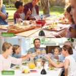 2/3Pcs Fly Fans for Tables Effective Fly Repellent Fan Keeps Flies Away with Soft Blades USB Picnic BBQ Party Fly Fans - Image 5