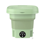 Foldable Mini Washing Machine - 3 Modes Portable Washer with Drain Basket for Underwear, Socks & Baby Clothes - Image 7
