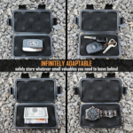 Magnetic Key Holder under Car,Weatherproof Magnetic Key Box under Car,Hide a Key Magnetic Key Box,Hidden Key Holder Magnetic Key Hider Outdoor 【Splash Resistant】 - Image 2