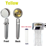 360 Degrees Rotation Turbo Fan Shower Head High Pressure Water Saving Spray Adjustable Showerhead Filters Bathroom Accessories - Image 8