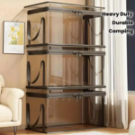 【Free Shipping 】Large Clear Thick Plastic Storage Box with Hinged Lid, Heavy-Duty Durable High Capacity Organizer, Perfect for Home, Camping, Travel, Attic and Moving - Image 3