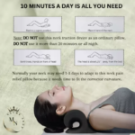 Neck and Shoulder Relaxer Cervical Chiropractic Traction Device Advanced Cervical Traction Device Remedial Pillows - Image 3