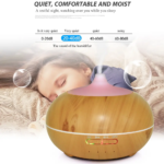 550ml Ultrasonic Aroma Diffuser with Remote Control, 7 LED Light Settings, Whisper-Quiet Operation for Sleep and Relaxation - Image 8