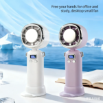 Ice Fan Portable High-Speed ​​Handheld Fan — 100 Adjustable Speed ​​Settings, Foldable Design; Your Ultimate Cooling Companion for Summer Travel, Vacations, and Outdoor Activities. - Image 8