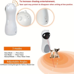 Automatic Cat Laser Toy Teaser LED Interactive Kitten Training Entertaining Adjustable Multi Angle USB Rechargeable - Image 6