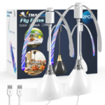 2/3Pcs Fly Fans for Tables Effective Fly Repellent Fan Keeps Flies Away with Soft Blades USB Picnic BBQ Party Fly Fans - Image 8