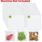 Vacuum Sealer for Food with Visual Water Storage Tank, Handheld Saver Vacuum Sealer Machine With10 Reusable Bags for 5X Preservation & Fresh - Image 10