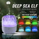 Air Humidifier for Bedroom 280ML Rotating Sea Grass Ultrasonic Aromatherapy Diffusers Mist Maker Fragrance Essential Oil Aroma - Image 2