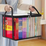 【Free Shipping 】Large Clear Thick Plastic Storage Box with Hinged Lid, Heavy-Duty Durable High Capacity Organizer, Perfect for Home, Camping, Travel, Attic and Moving - Image 6