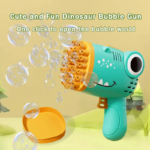 40 Hole Dinosaur Bubble Handheld Bubble Machine, Electric Bubble Gun, Outdoor Wedding Party Toy(Without Bubble Water) - Image 4