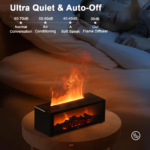 Air Humidifier Essential Oils Humidifiers Home Aroma Humidifier Flame Automatic Fragrance Diffuser with LED Light Remote Control - Image 6