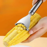 Corn Stripper Stainless Steel Manual Corn Planer Cob Stripper Reusable Corn Peeler Thresher Kitchen Fruit Vegetable Gadget Tool - Image 3