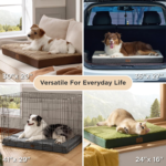 XL Dog Beds Large Sized Dog -Comfy Flat Extra Large Pet Beds with Removable Washable Cover, Orthopedic Egg Crate Foam Mat, Suitable for Pet up to 100 Lbs - Image 9