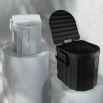 Travel Bucket Toilet Seat Portable Folding Toilet with Lid Emergency Toilet Car Folding Toilets Camping Toilet - Image 7