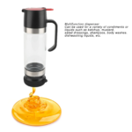 Honey Dispenser 350Ml Clear Glass Syrup Dispenser with Handle Prevent Dripping Honey Container for Coffee Shops Restaurants Home - Image 5