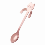 Stainless Steel Coffee Spoon Lovely Cute Cat Shape Teaspoon Dessert Snack Scoop Ice Cream Mini Spoons Tableware Kitchen Tools - Image 9