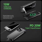 10000Mah Ultra Slim Power Bank for Magsafe,Magnetic Wireless 20W Fast Charging Portable Battery for Iphone Samsung Xiaomi Iwatch Airpods - Image 7