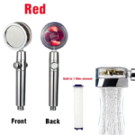 360 Degrees Rotation Turbo Fan Shower Head High Pressure Water Saving Spray Adjustable Showerhead Filters Bathroom Accessories - Image 10