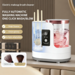 3 in 1 Electric Makeup Brush Cleaner,Automatic Makeup Brush Cleaner with Makeup Brush Dryer,Portable USB Deep Cleaning for Beauty Makeup Brush Set,Blush Brush,Sponges - Image 5