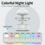 Relax Cloud Rain Diffuser Humidifier Raindrop Aromatherapy Machine Ultrasonic Atomization Humidification Colorful Lamp - Image 4
