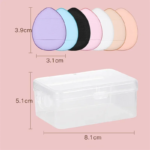 5/10Pcs Mini Finger Puff Foundation Small Air Cushion Powder Sponge Face Concealer BB Cream Cosmetic Applicator Makeup Tools - Image 7