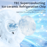 Ice Cooling Handheld Mini Fan Portable 5200Mah High Speed Fan 100 Speed Adjustable with Cooling Pad Digital Display - Image 4
