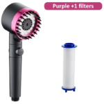 High Pressure Shower Head 4 Modes Adjustable Showerhead with Massage Brush Filters Water Saving Shower Bathroom Accessories - Image 19