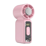 F711 Mini Portable Handheld Ice Fan High Speed 15000 RPM Turbo Fan 199 Adjustable Levels with Ice Cooling Mode Personal Fan for Summer Travel Outdoor Activities - Image 12