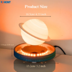 3D Levitating Saturn Lamp Floating Planet Lamp Magnetic Levitation Desk Light with Luminous Base Unique Home Decor for Office Gi - Image 5