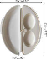 Microwave Omelet Maker Pan Egg-Omelette Maker Tray Egg-Cooker Poacher Kitchen Mold - Image 6