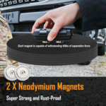 Magnetic Key Holder under Car,Weatherproof Magnetic Key Box under Car,Hide a Key Magnetic Key Box,Hidden Key Holder Magnetic Key Hider Outdoor 【Splash Resistant】 - Image 5