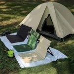 Foldable Beach Chair a Portable Leisure Lounger and Outdoor Camping Chair with Backrest a Reinforced Durable Lawn Chair the Ideal Choice for Sunbathing in the Courtyard Garden or by the Poolside - Image 9