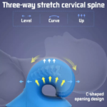 Neck and Shoulder Relaxer Cervical Chiropractic Traction Device Advanced Cervical Traction Device Remedial Pillows - Image 6